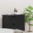 Bathroom Storage Cabinet with Drawers and Adjustable Shelf, Black