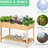 Raised Planter Bed 43X18x30in With 8 Compartments And Shelf - Transform Your Garden Landscape Storage Make Thrive