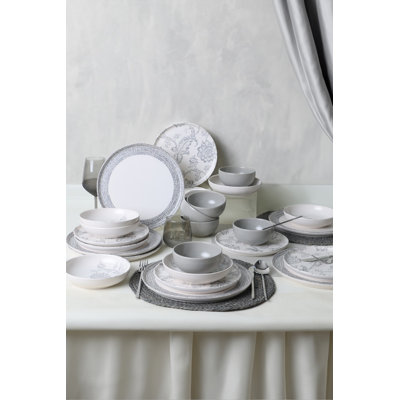 Emmet Piece Dinnerware Set - Service for 6