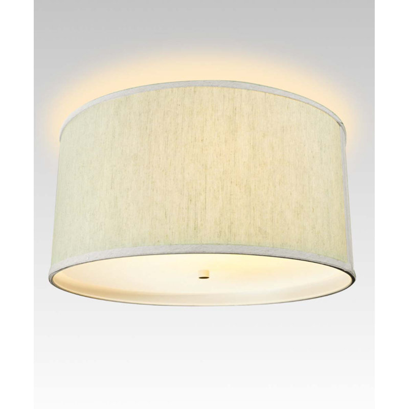 Kimmons Linen Flush Mount, Oatmeal