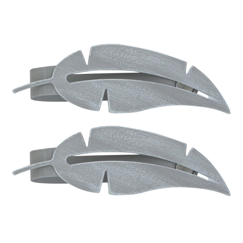 Embrasses de rideaux Plume, Gris