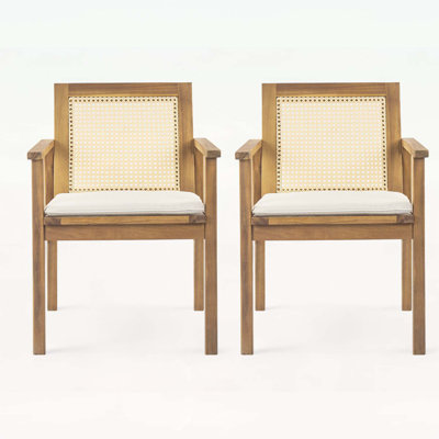Exceptional Outdoor Dining Chair Set with Supreme Comfort and Long-Lasting Durability by Bayou Breeze