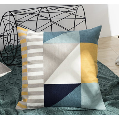 Alandria Geometric Square Cushion Cover