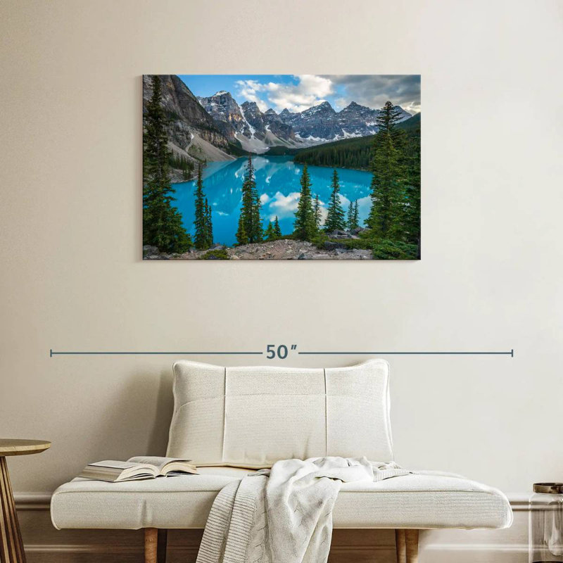 Alvord Scenic Moraine Lakeside Mountains, H 24 po x l 36 po