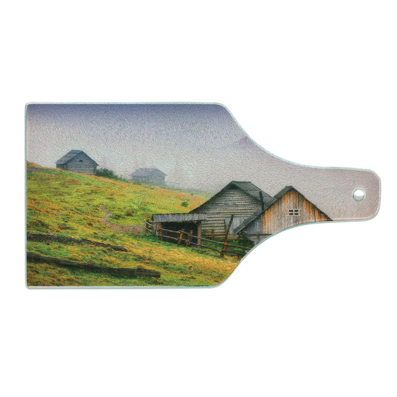 Planche à découper en verre trempé Ambesonne