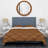 Brown Damask - Abstract Duvet Cover Set - Microfiber Polyester
