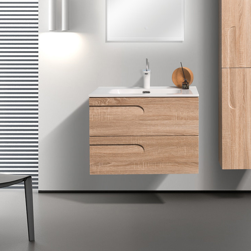 Ensemble de meuble-lavabo simple 28 po Alberthe, Érable