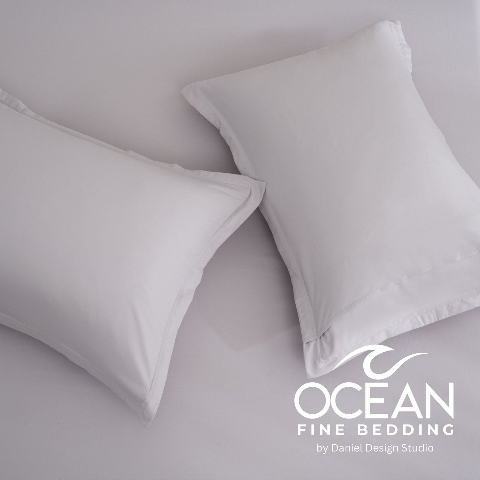 OCEAN FINE BEDDING Microfiber Duvet Cover Set, Full Duvet Cover + 2 Queen Shams, Gray