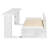 Multifunctional Daybed with Removable Desk, Storage Drawers & Hydraulic Side Table, Space-Saving Sofa Bed Frame-10368872-10368873