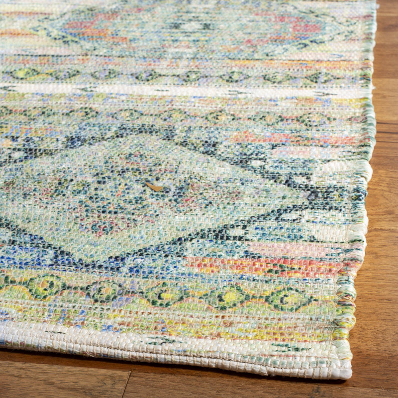 Amanda Hand Loomed Performance Geometric Rug, Rectangle 6' x 9'