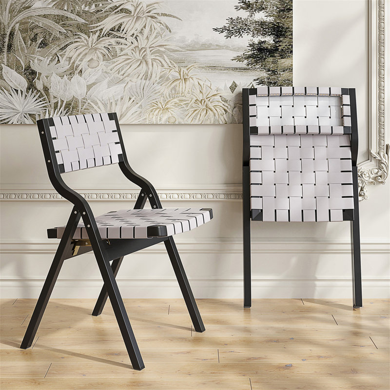 Chaises pliantes en bois