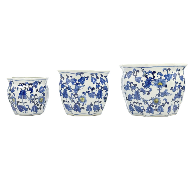 Dazariah Handcrafted Ceramic Indoor / Outdoor Pot Planter