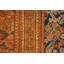 Tapis bleu Oushak turc bleu
