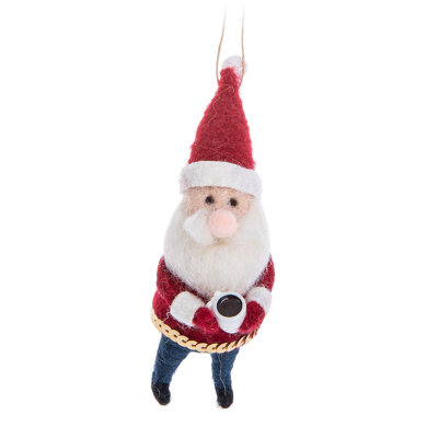 Ornement suspendu Père Noël avec une tasse