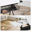 Craft and Drawing Table Workstation with Stool, Drafting Table with Slide-Out Tabletop and Drawers