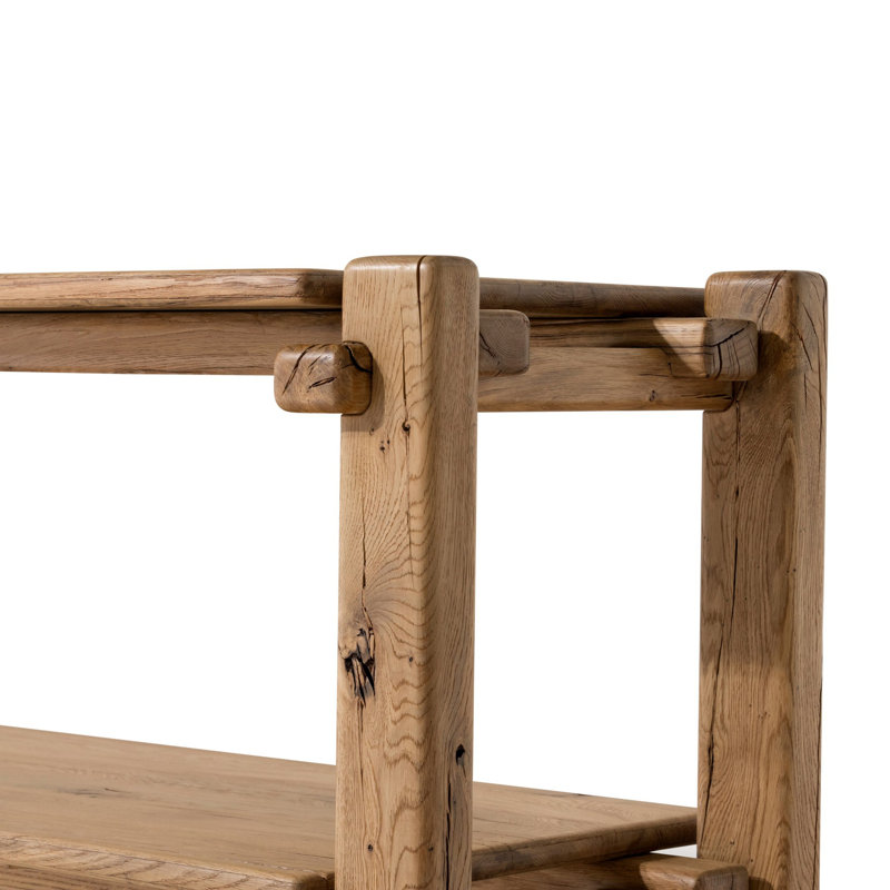 Feride Console Table-Reclaimed French Oak, 29.5" H x 86.75" W x 22.5" D, Natural Reclaimed French Oak