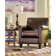 Mcdowell Hooked Chocolate/Green Indoor/Outdoor Rug
