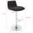 Hudson Henline Adjustable Height Swivel Bar Stool