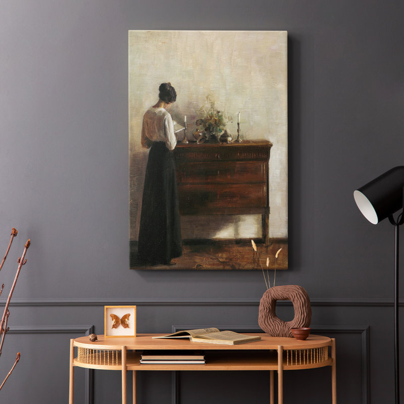 Impression de portrait rétro Cxxxx - galerie Cavas, H 18 po x l 12 po