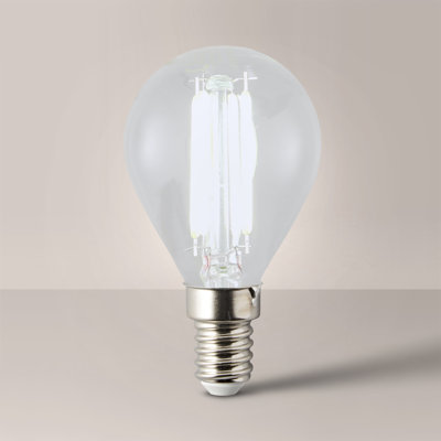 4W E14 LED Globe Light Bulb Amber