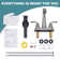 Centerset 2-handle Bathroom Faucet with Drain Assembly