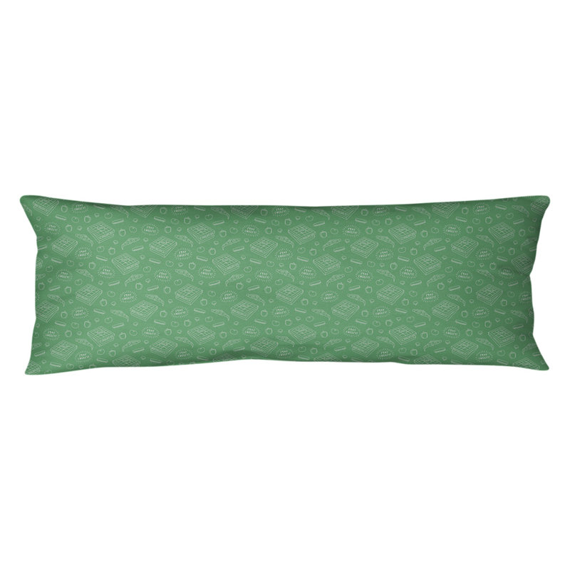 Valerton Polyester Pillow, Green Polyester, Valerton