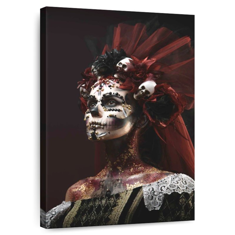 Hitzel Santa Muerte Skeleton, 30" H x 20" W