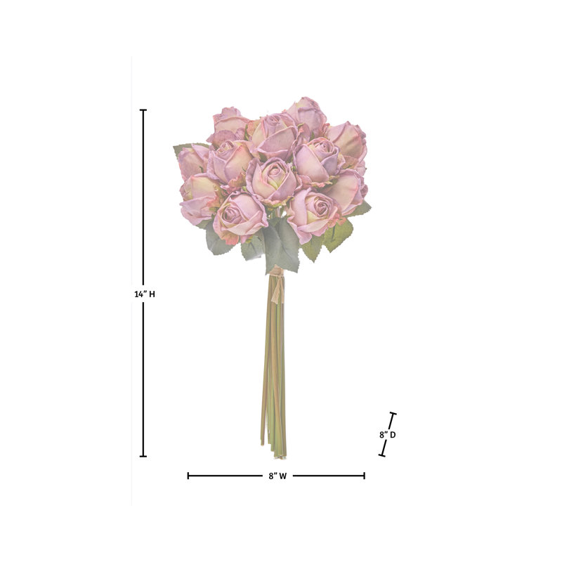 Rose lyophilisé 10 po , Mauve