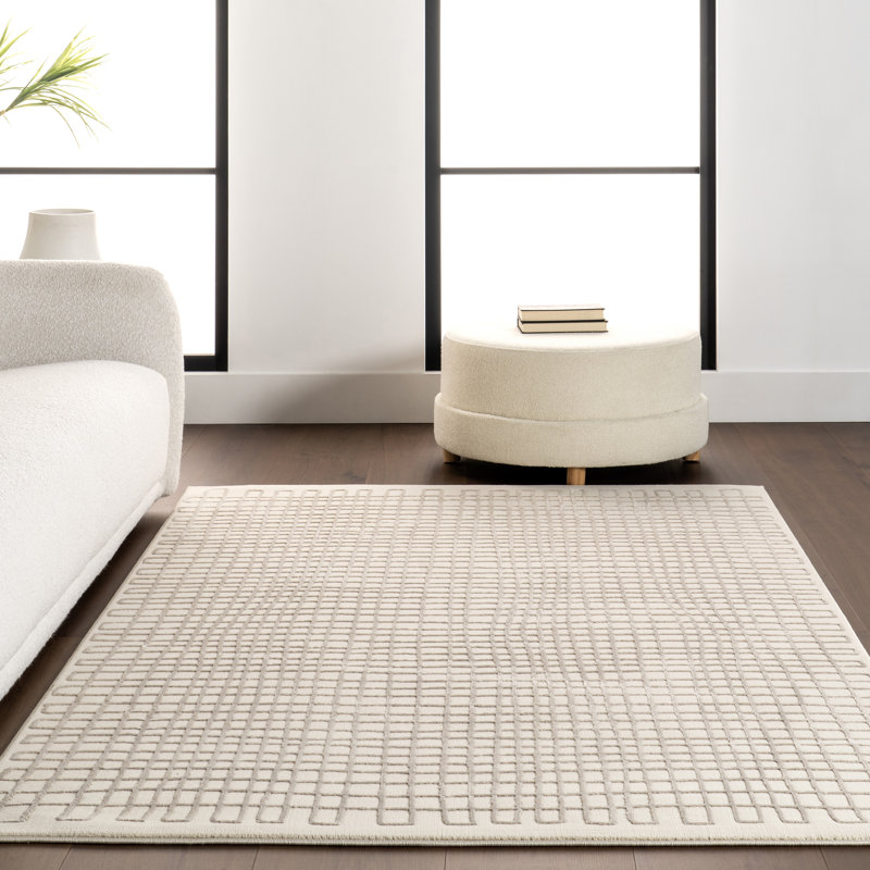 Princess Modern Machine Washable Area Rug, Rectangle 8' x 10'