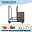 Boîte de rangement flottante 43 po pour piscine extérieure rouge robuste et résistante aux intempéries pour patio et terrasse-2091764048