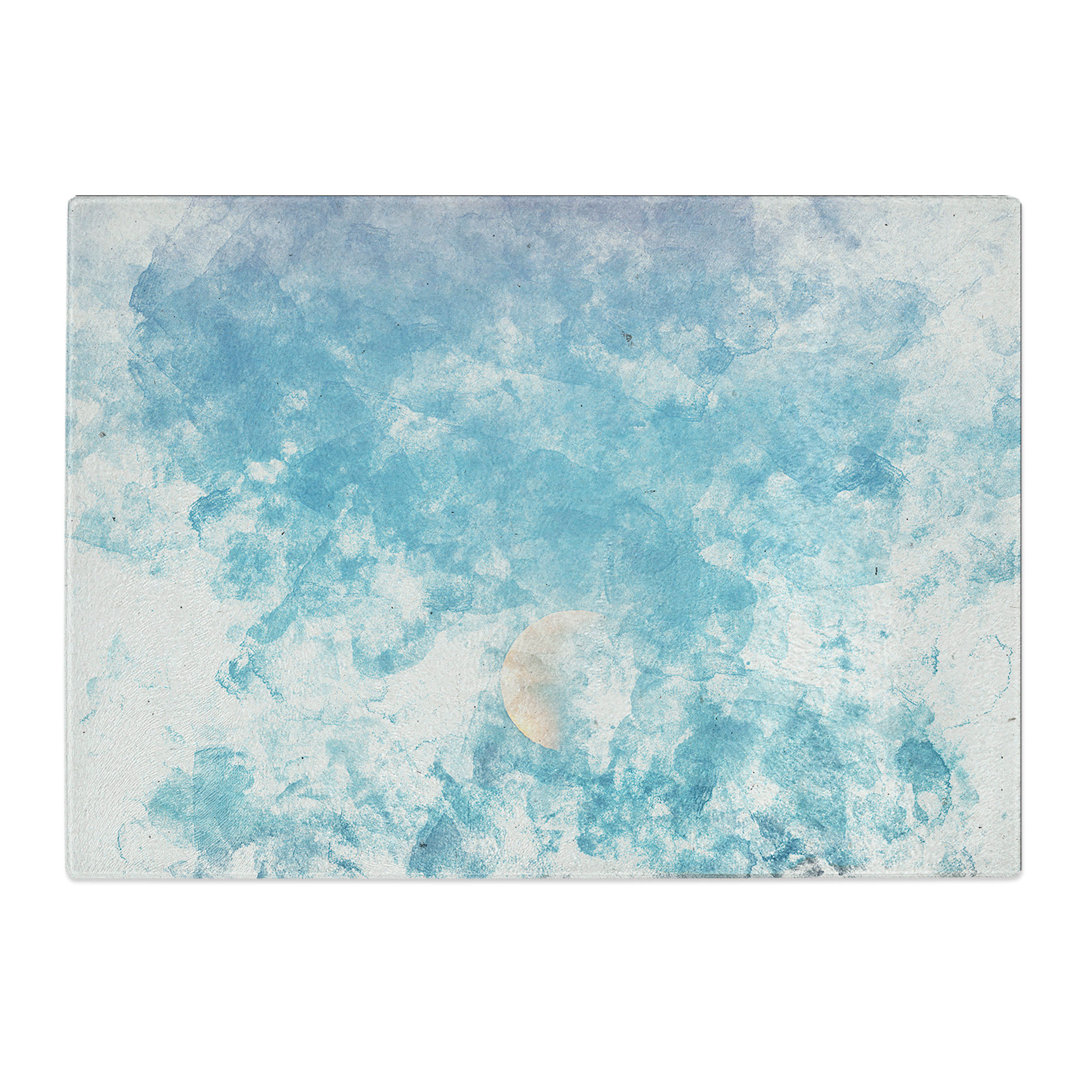 Tempered Glass Super Blue Blood Moon Eclipse Chopping Board