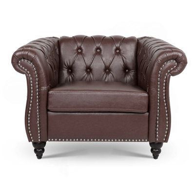 Fauteuil d'appoint l 39 po Chesterfield
