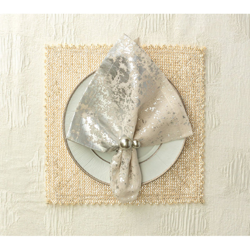 Pearl Napkin Ring, Silver