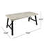 Table de salle à manger - Table en bois massif avec design à lattes. , Multicolore disponible, facile à installer, poids de 300 lb. P 72,15 po x l 35,5 po. H 28,9 po. Sélections, assemblage, profondeur, largeur,