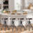 Swivel Counter Stool with Metal Frame-1034073692-951660728