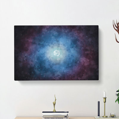 Moon In The Sky - Wrapped Canvas