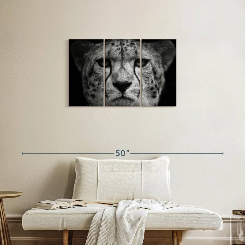 Brampt Wild Cat Portrait, 20" H x 33" W