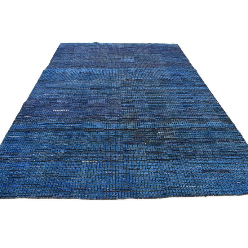 Tapis bleu 8 x 10 Porcaro