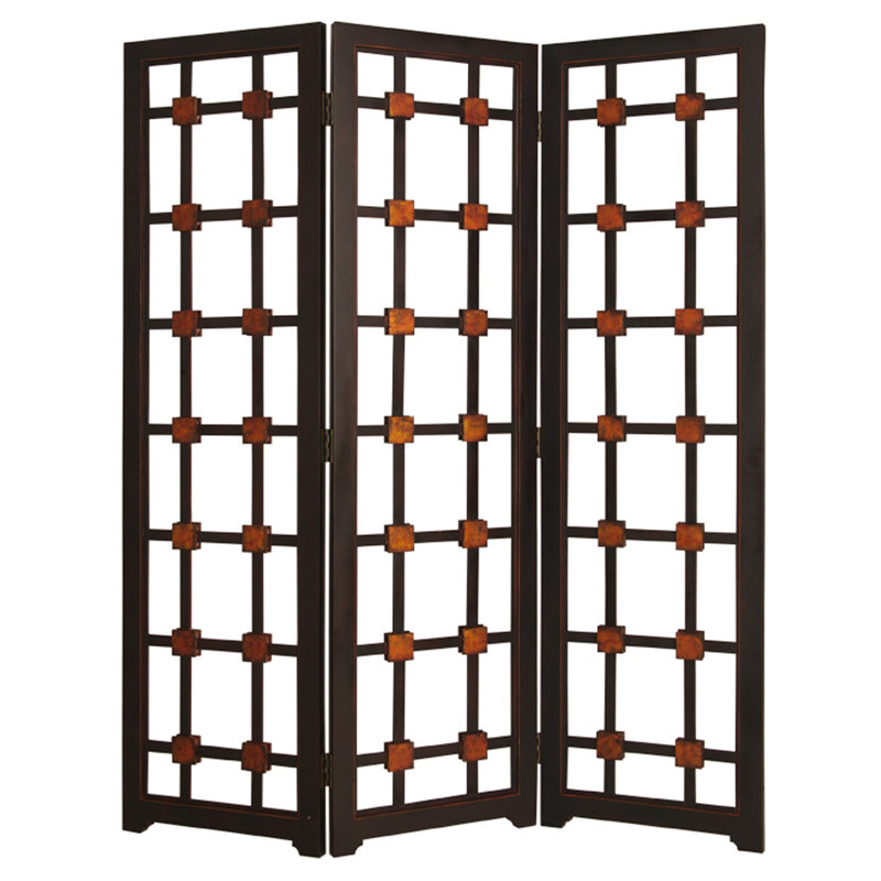 Hermitage 65'' W x 72'' H 3 - Panel Folding Room Divider