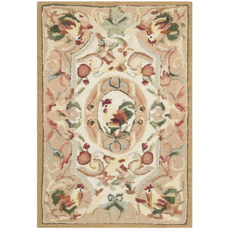 Chelsea Hand Hooked Wool Pile Rug, Rectangle 7'9" x 9'9"