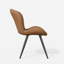 Chaise rembourrée avec pieds en métal-1742434446
