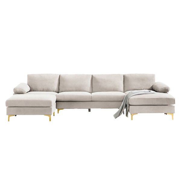 Everly Quinn 131'' Upholstered Sofa | Wayfair