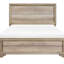 Lit simple d'apparence naturelle avec finition naturelle-965508771
