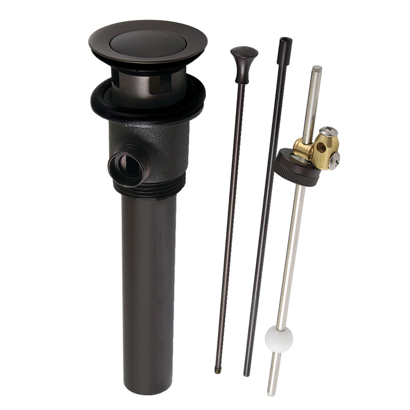 Bonde de salle de bain escamotable extra longue Made to Match, Nickel poli