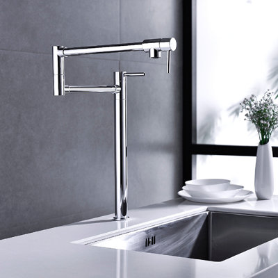 Pot Filler Faucet With Extension Shank