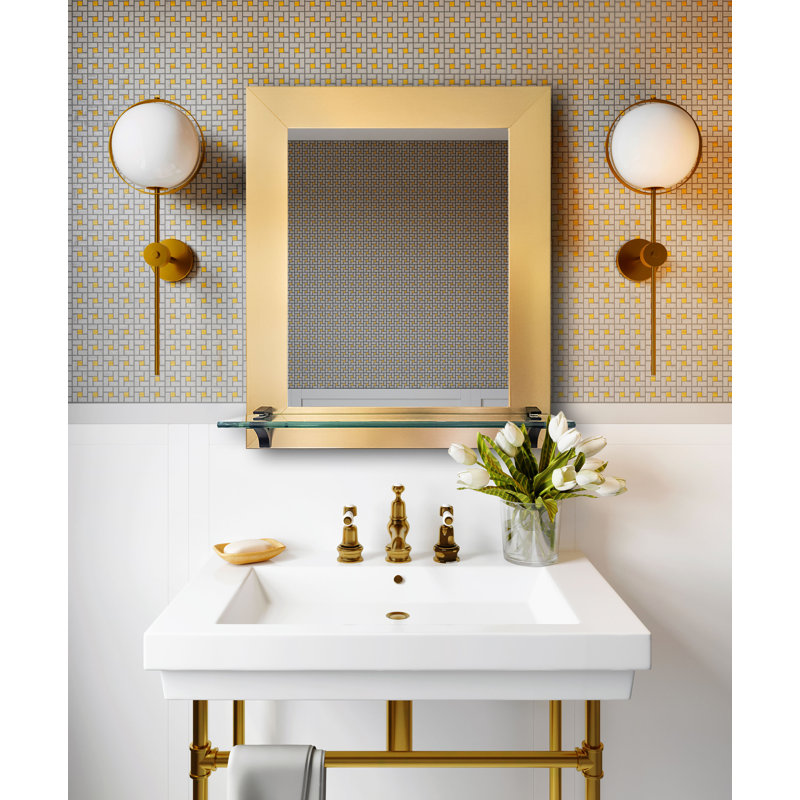 Miroir décoratif, Or français
