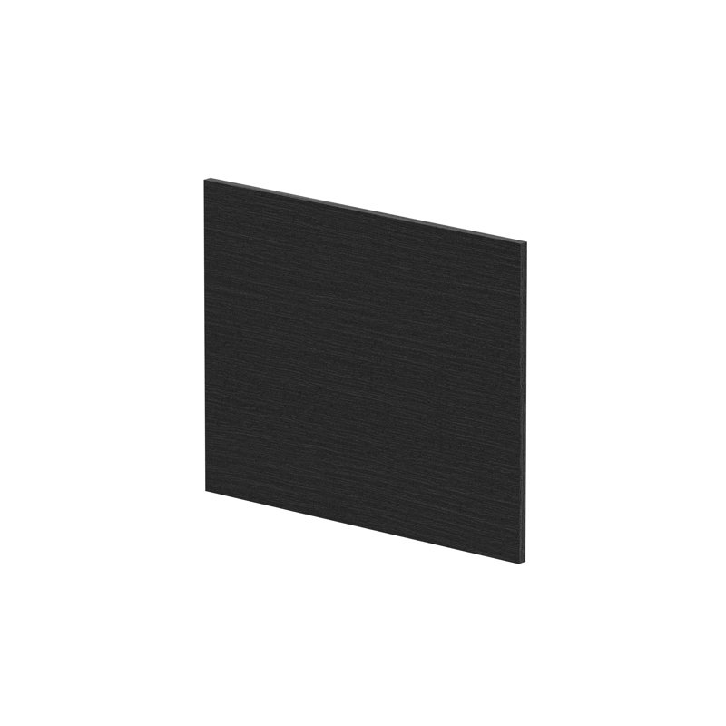 Fusion 700Mm Shower Bath End Panel, Charcoal Woodgrain
