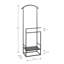 Wyarno Metal Freestanding Valet Stand