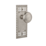 Craftsman Plate with Deco Door Knob