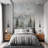Misty Forest Mountain Landscape Wall Mural-721755416
